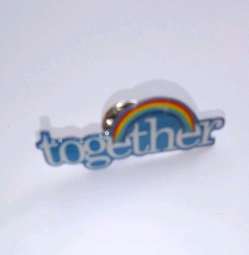 Nhs together rainbow pin - pin, badge