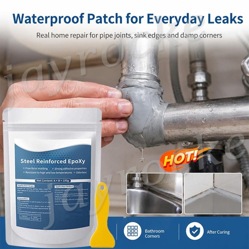 Steel reinforced epoxy putty - reinforced,