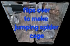 Flipable Large Jumping Spider | Stick Insect | Praying Mantis Enclosure Vivarium