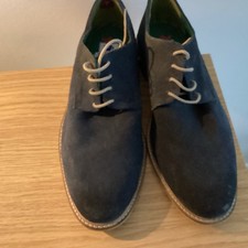 Lambretta Men's Blue Suede Scott Derby Lace-Up UK 9, EU 43, H32
