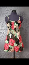 RARE Bernie Dexter floral retro vintage inspired Playsuit 