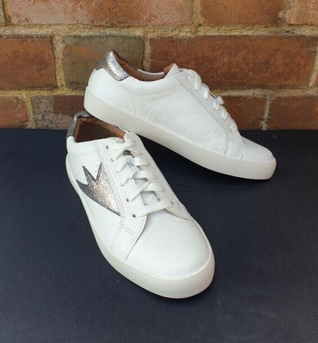 Leather trainers ladies - m&s,