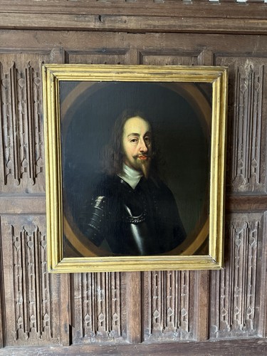 Large antique 17th century oil - century,