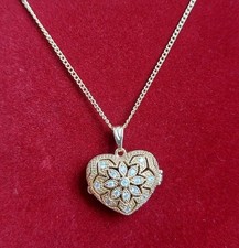  9ct Love Heart Locket With