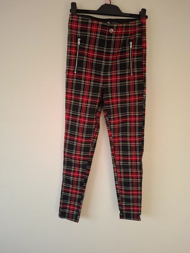 Zara check trousers 12 - zara, m