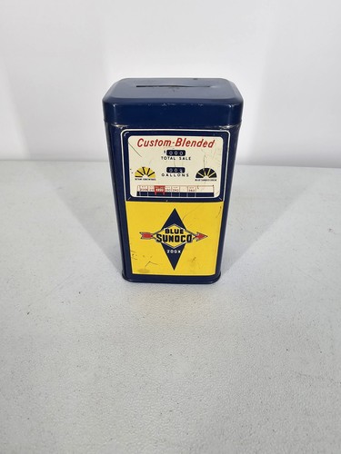 Vintage 1950 blue sunoco - vintage,