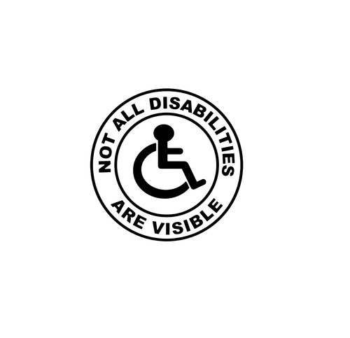 Not all disabilities - not, are