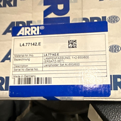 Arri 77142 lampholder - lampholder, set