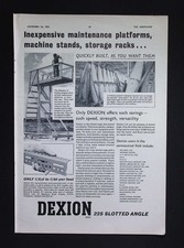 Original 1954 Advert Dexion