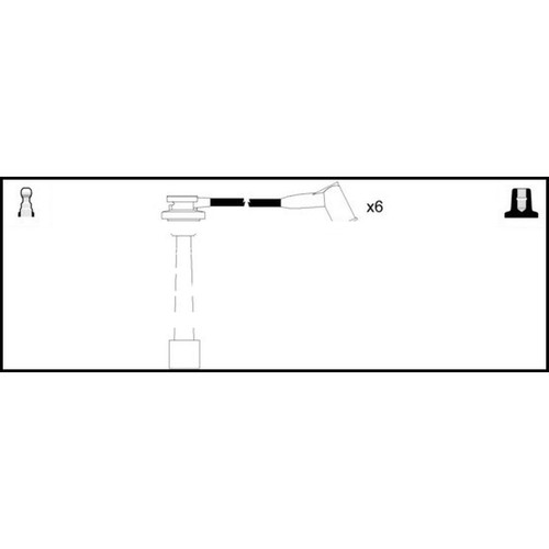 Leads ignition cables kit - ignition,
