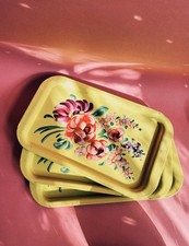 Vintage 1950s Yellow Set of 3