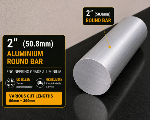 Aluminium round - (50.8mm),
