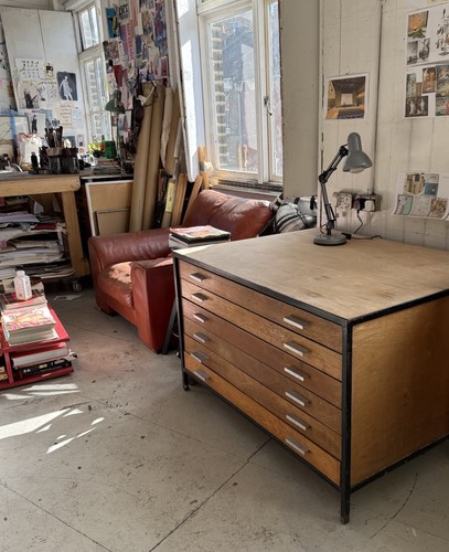 Mid century plan chest - mid,