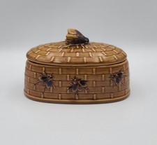 Vintage Beehive Honey Pot