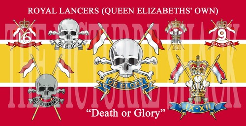 Royal lancers lineage cap - royal,