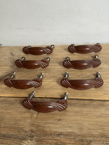 Vintage bakelite mottled - vintage, x7