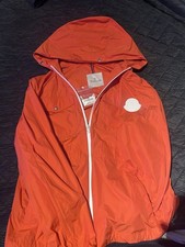 Moncler Windbreaker Orange Jacket Medium Men’s Uk Size M