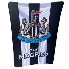 Newcastle United FC Official Crest Fleece Small Blanket NUFC Gift 120x84cm