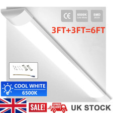 6FT LED Strip Lights Batten Tube Light Office Shop Garage Ceiling Lamp Daylights