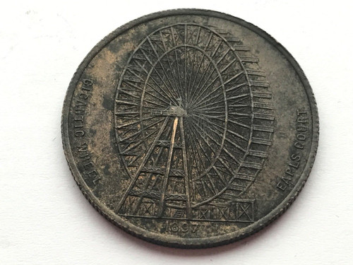 Token 1897 gigantic wheel - gigantic,