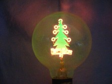 Vintage Neon Light Merry Christmas Tree bulb AEROLUX type 240v