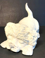 Vtg Bichon Maltese White Dog