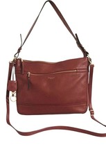 Radley Large Red Leather Shoulder Bag