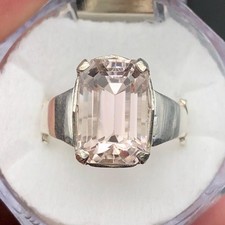Pink kunzite Afghanistan Ring Size R
