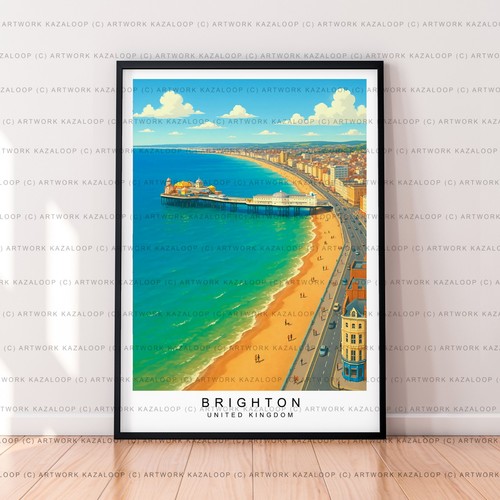 Brighton art illustration - art,
