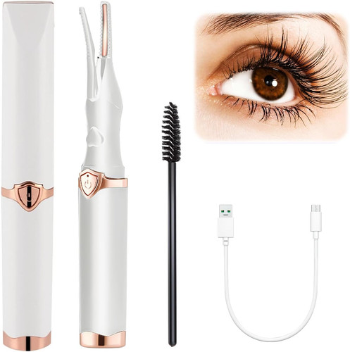 Heated eyelash curler - heated,