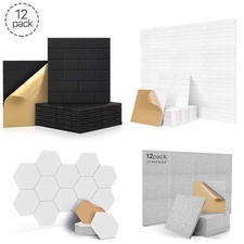 12x SelfAdhesive Acoustic Wall