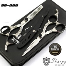 New Hairdressing Pro Salon Hair Scissors Thinning Hair Cutting Scissors 6.5 "Set