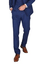Mens Windowpane Check Suit