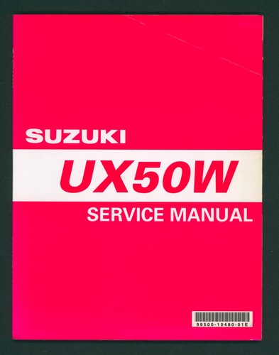 Suzuki ux50w zillion manual - ux50w,