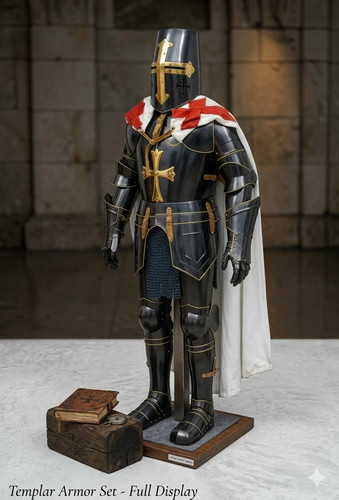 Black templar knight full - knight, body