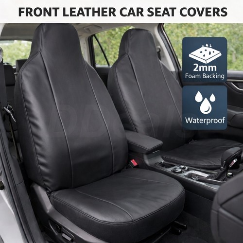Front car seat covers leather - seat,