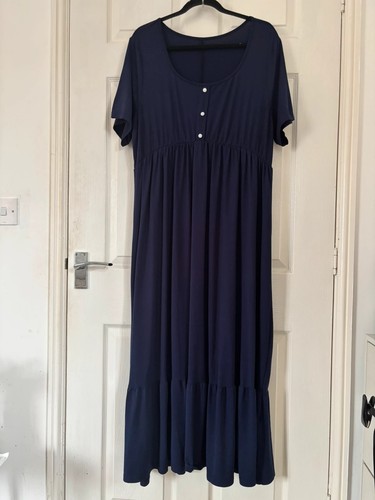 Navy blue polyester spandex - blue,