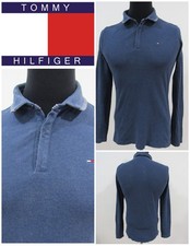 Hilfiger Denim Men’s Collared Neck T-Shirts Blue  Chest 40/42 Size L SKU Y08917