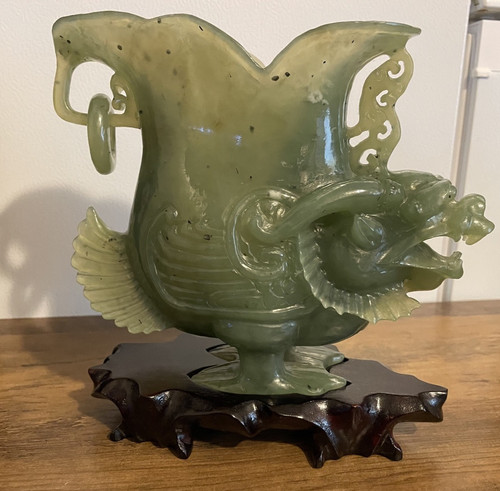 Chinese jade carved - jade,
