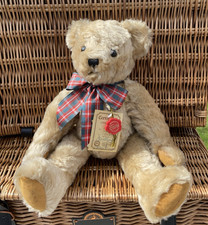 Vintage Hermann Teddy Original Bear - 39cm, Blond Mohair  - Signed - 1995