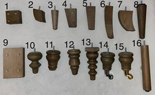 Oak Sofa/Chair/Bed Leg/Feet