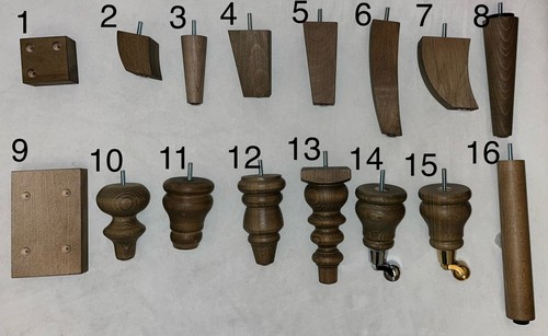 Oak sofa chair bed leg - sofa/chair/bed, leg/feet