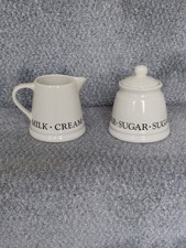 David Mason Design Ceramic Jug And Sugar Pot With Lid