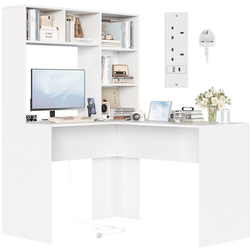 Shaped desk with - l,