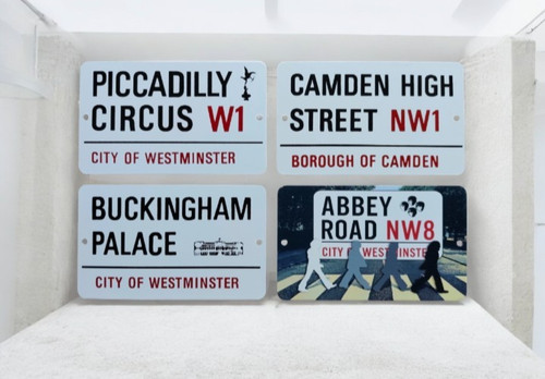 Iconic london street sign - street,