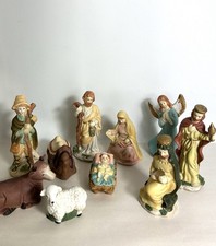 Vintage Nativity Set / Ceramic