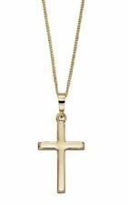 9ct Yellow Gold Cross Pendant