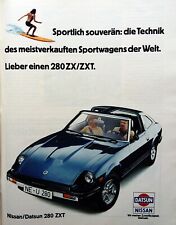 1982 Nissan/Datsun 280 ZX/ZXT, Original Advertising