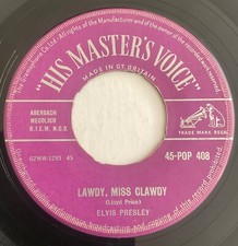 Elvis Presley 45 Lawdy, Miss