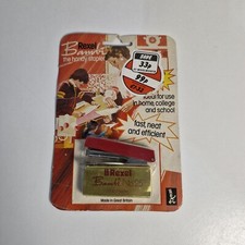 Vintage Rexel Turquoise Bambi Mini Pocket Stapler & Staples Made in G. Britain